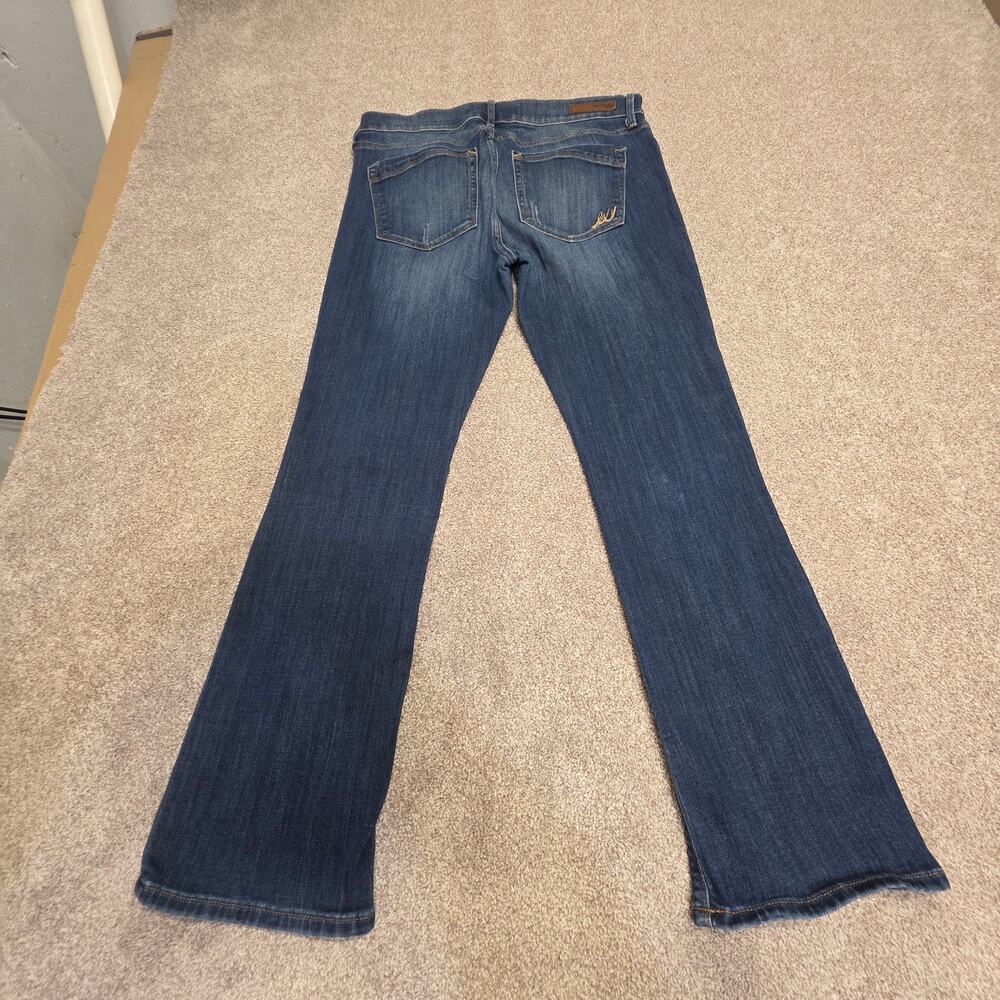 Express Jeans Barely Boot Mid Rise Size 12S Short  Stretch Bootcut Denim